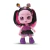 Muñeca sorpresa Monster Vampiresca de Diver Surprise, con cabellos rosas y negros, vestido violeta con tul y vincha decorada con dulces, ideal para regalar y coleccionar.