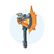 Hacha Halcon Galaxyer Con Luz Y Sonido - comprar online