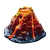 Volcán de juguete en erupción del Juego de Ciencia Volcán 3 en 1 Techkids, ideal para experimentos científicos educativos.