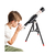 Telescopio De Juguete Simil Astronomico Con Tripode Color Amarillo - comprar online