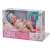 Set de maternidad Divertoys New Born con muñeco bebé articulado, accesorios médicos y manta en caja original.