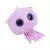 Juguete sensorial Shaky Friends Pulpo0222 color lila con ojos grandes y tentáculos, ideal para niños y niñas como fidget toy antiestrés.