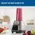 Licuadora Oster® con Programas Automáticos, Tecnología Reversible, Pantalla Táctil, inlcluye un Vaso BLend-N-Go, Plateada