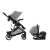 Cochecito Travel System Modes Closer de Graco en color gris con huevito, ideal para paseos con bebés.