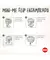 Botella Mini-Me Sip 300ml con tapa protectora