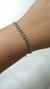 Pulseira corrente dupla com bolinhas - comprar online