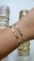 Pulseiras laminadas dupla chapada - LoloStar Semijoias