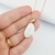 Colar de Howlita Natural Dourado - comprar online