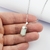Colar de Amazonita Natural Prateado - comprar online