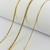 Colar de Olho de Tigre Natural Dourado na internet