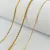 Colar de Cristal Natural Dourado na internet
