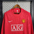Camisa Manchester United Retrô I Home Manga Longa 07/08 Vermelha