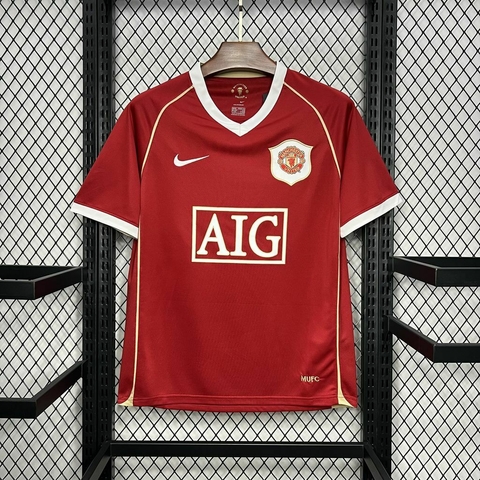 Camisa Manchester United Retrô I Home 06/07 Vermelha