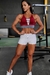 Shortinho (curto) Core Power Empina Bumbum Branco - DGO Fitness Wear