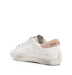 Golden Goose Super-star Blanco Talón Rosa (Parche Estrella Rosa) en internet