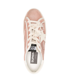 Golden Goose Super-star Rosa Talón Blanco (Parche Estrella Blanco) - Rorro´s Boutique