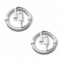 (SET 2 PIEZAS) Cable Apple USB-C a Lightning - 2 Metros - comprar en línea