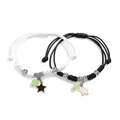 1 Par Pulsera Pareja/amistad Amor Eterno (Diámetro 20 Cm Largo 25 Cm) - comprar en línea