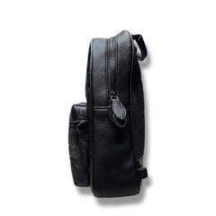 Bolso Crossbody Coach en Piel Texturizada Negro - Rorro´s Boutique