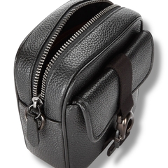 Bolso Crossbody Coach Negro con Granulado - Rorro´s Boutique