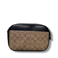 Bolso Crossbody Coach en Piel Lisa Café - tienda en línea