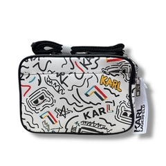 Bolso Crossbody Karl Lagerfeld Blanco (Abstracto) en internet