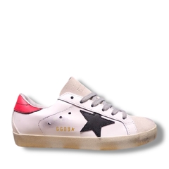 Golden Goose Super-star Talón Rojo (Parche Estrella Negra) - comprar en línea