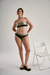 Bikini Bandeau Flip Flop Silver - comprar online