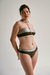 Bikini Bandeau Flip Flop Silver