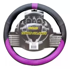 MODELO NASCAR CUERO SINTENTICO NEGRO / VIOLETA CV061
