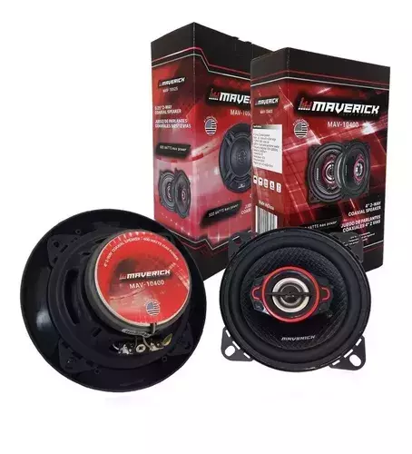 JUEGO DE PARLANTES COAXIALES 4" - 2 VIAS MAV-10400 MAVERICK