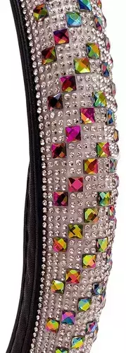 CUBRE VOLANTE GIRLS POWER - DIAMANTE TORNASOLADO 38CM CV138 - comprar online