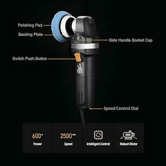 PULIDORA ROTATIVA MINI CON KIT 1-2-3" EP803K SHINE MATE - comprar online