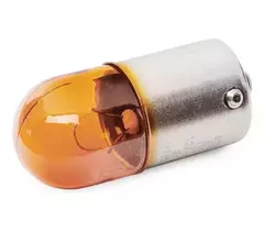 LAMPARA DE 1 POLO 67 12V 10W PATA DEFASADA AMBAR KORY10WPR