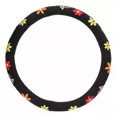 CUBRE VOLANTE IAEL CON FLORES PANA BORDADA CV-030