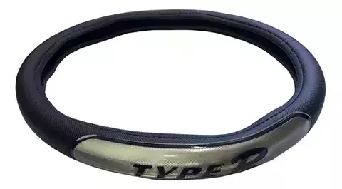 CUBRE VOLANTE IAEL NEGRO CON GRIS REFLECTIVO CV-027G
