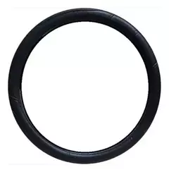 CUBRE VOLANTE IAEL FORRADO SIMIL CUERO 36CM, CON COSTURA COMBINADO PICADO CV-029C