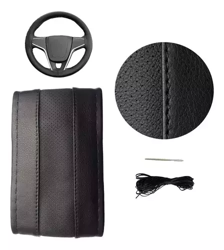 CUBRE VOLANTE IAEL PARA COSER CUERINA COMBINADA NEGRO CV-042N