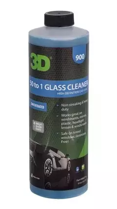 LIMPIA VIDRIOS CONCENTRADO GLASS CLEANER 900 3D 500ML