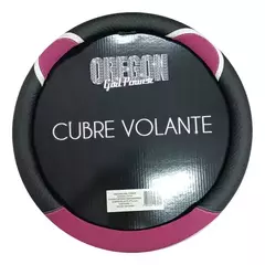 CUBRE VOLANTE GIRLS POWER - TEDDY ROSA / NEGRO CV141