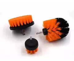 KIT DE CEPILLO PARA TALADRO X3 NARANJA