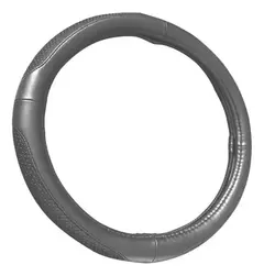 CUBRE VOLANTE CUERO 38CM GRIS 388.2 CV019