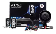 ALARMA CON SENSORES VOLUMETRICOS, CONTROL REMOTO Y SIRENA ULTRA SLIM KB-AL829