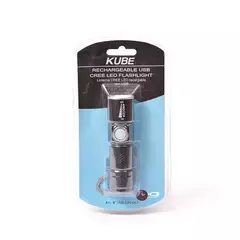 LINTERNA (RECARGABLE VIA USB) NEGRO KBLIN001B