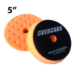 PAD DUAL CORTE MEDIO NARANJA 5" OVERCARS