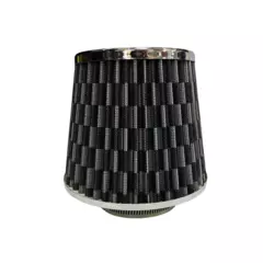 FILTRO DE AIRE CONICO COMPETICION 63MM GRIS CARBON UNIVERSAL FA011