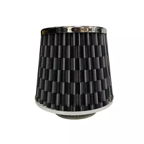 FILTRO DE AIRE CONICO COMPETICION 63MM GRIS CARBON UNIVERSAL FA011
