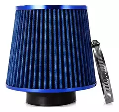 FILTRO DE AIRE CONICO COMPETICION 76MM AZUL FA014
