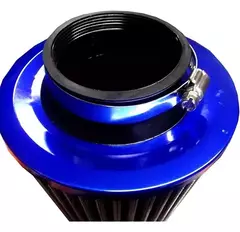 FILTRO DE AIRE CONICO COMPETICION 76MM AZUL FA014