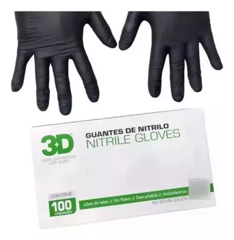 GUANTE DE NITRILO 3D TALLE L J-04L